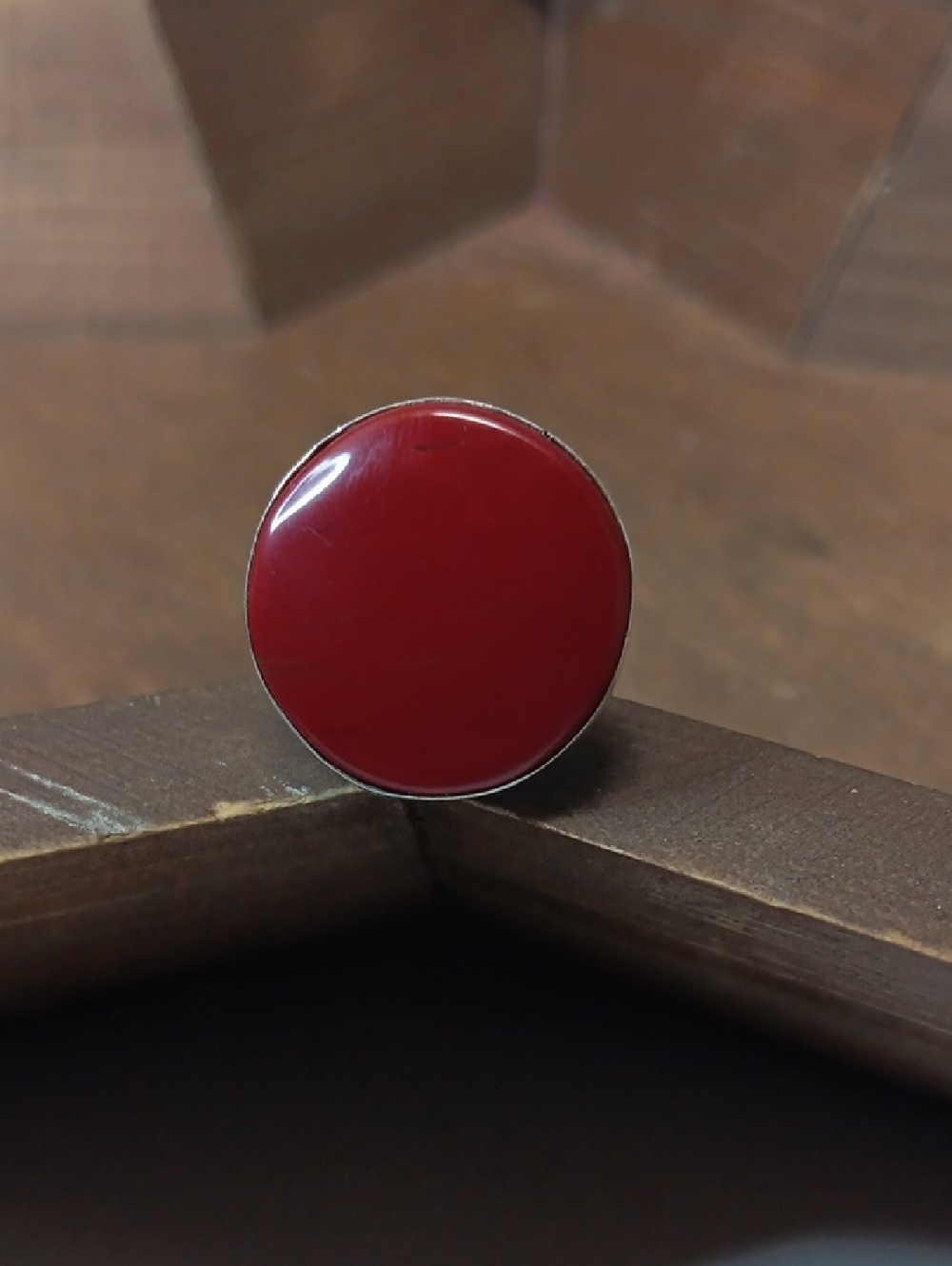 Red Round Ring - Women Jewelry